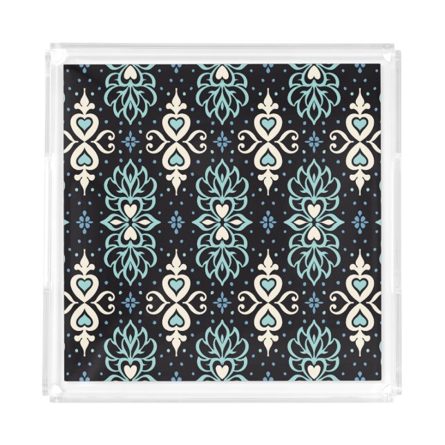 Talavera Azulejos Moroccan Tile Mosaic Acrylic Tray (Front)