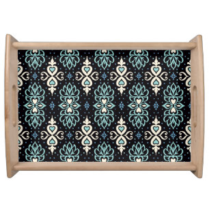 Talavera Azulejos Moroccan Tile Mosaic Serving Tray