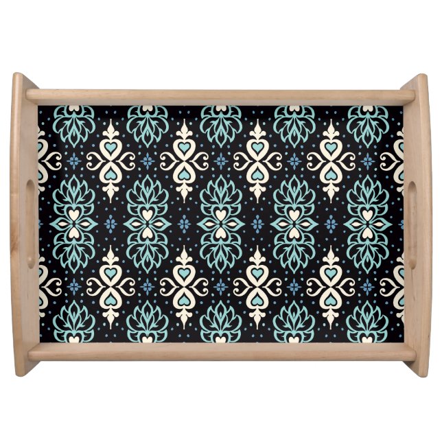 Talavera Azulejos Moroccan Tile Mosaic Serving Tray (Front)