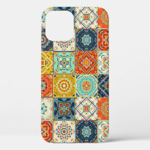 Talavera, Azulejos, Turkish mosaic wallpaper. iPhone 12 Case