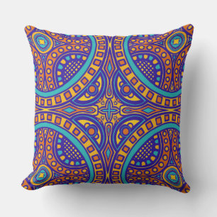 Talavera Ceramic Tile Outdoor Pillow