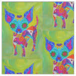 Talavera Chihuahua Fabric