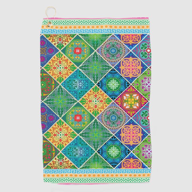 Talavera Design-2 Kitchen Towels (Front)