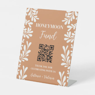 Talavera Honeymoon Fund Wedding Sign