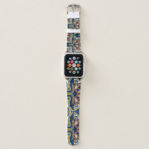 Talavera Indian Mosaic Ceramic Seamless Apple Watch Band