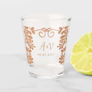 Talavera Mexican Wedding Fiesta Barro Party Favors Shot Glass