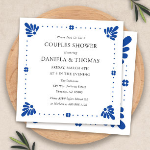 Talavera Mexican Wedding Shower Invitation