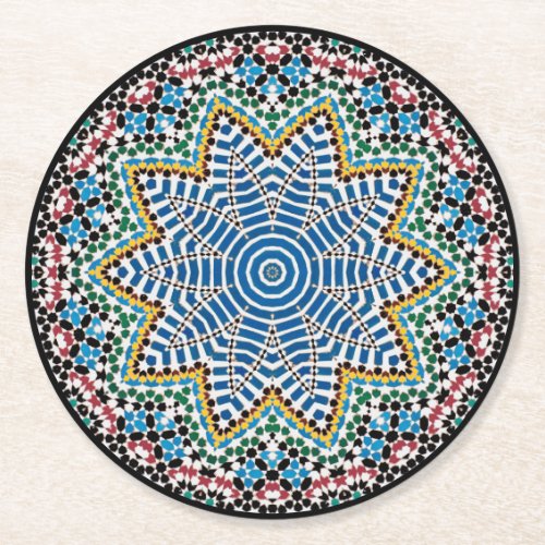 Talavera Mosaic Round Paper Coaster