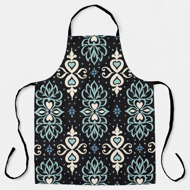 Talavera pattern. Azulejos portugal. Turkish ornam Apron (Front)