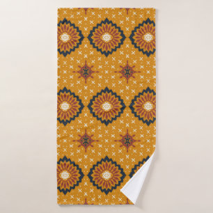 Talavera pattern. Azulejos portugal. Turkish ornam Bath Towel