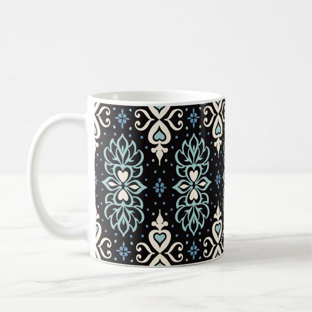 Talavera pattern. Azulejos portugal. Turkish ornam Coffee Mug (Left)
