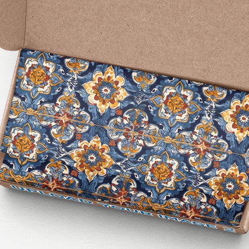Talavera Spanish Mexican Tiles  Tissue Paper