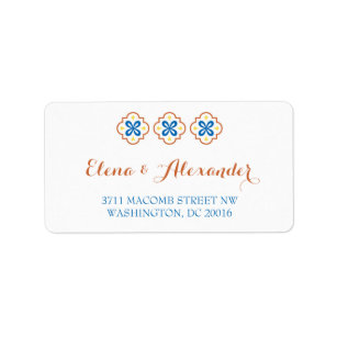 Spanish Return Address Labels | Zazzle