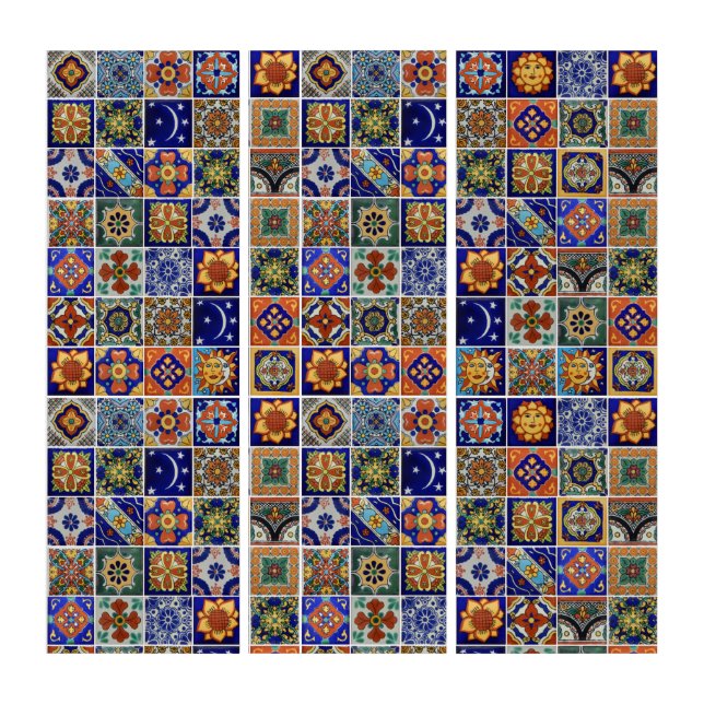 Talavera Tile Image Southwest Style Wall Decor (Front)
