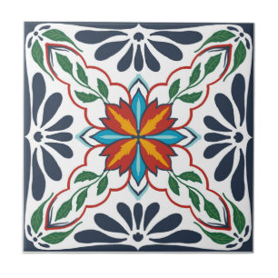 Talavera tile inspired