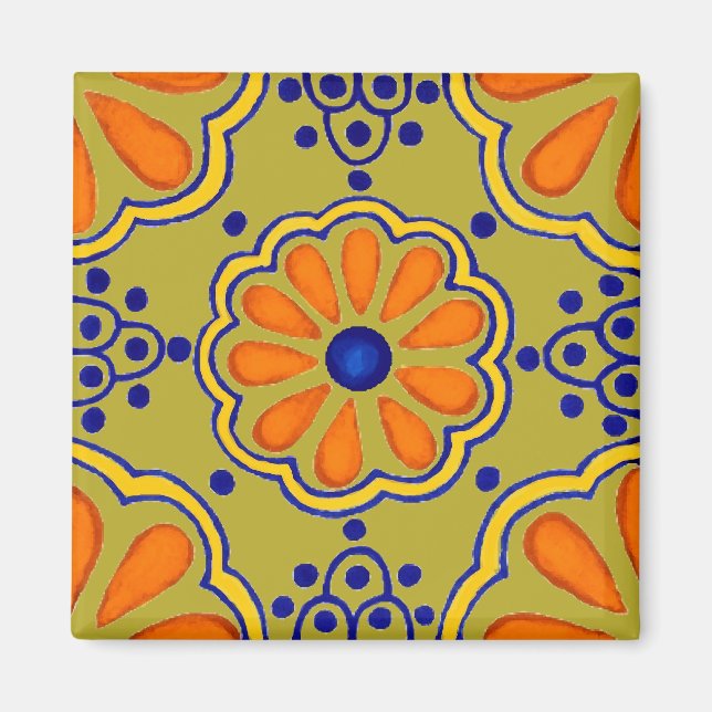 Talavera Tile Magnet (Front)