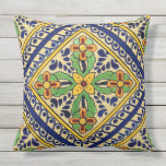 Talavera Tile Outdoor Pillow<br><div class="desc">Talavera Tile</div>