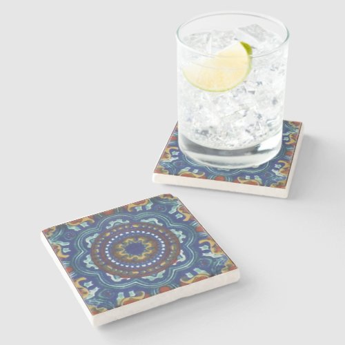 Talavera Tile Style Stone Coaster