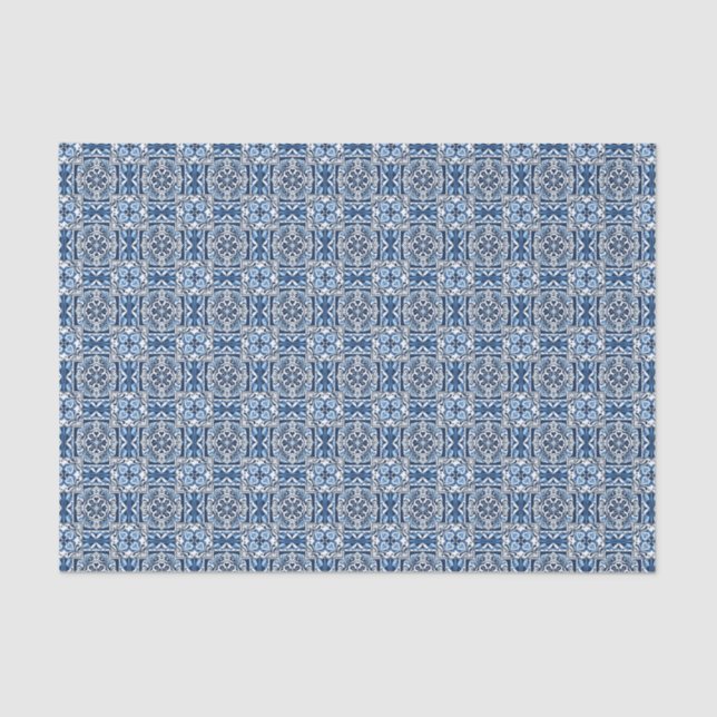 Talavera Tile Uno Tissue Paper (Front)