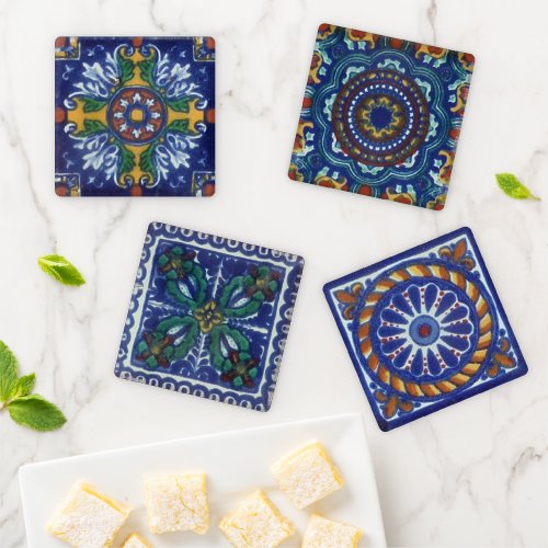 Talavera Tiles Set 1 Coaster Set