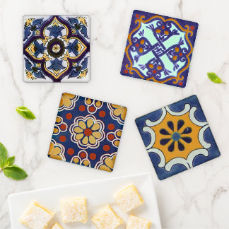 Talavera Tiles Set #2 Coaster Set