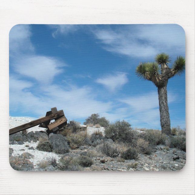 Talc Mine Ruins with Joshua Tree Mouse Pad (Front)