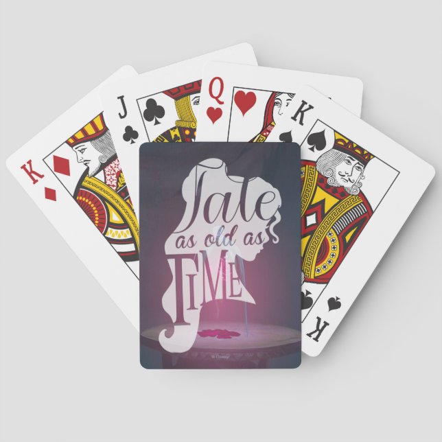 Tale As Old As Time Playing Cards (Back)