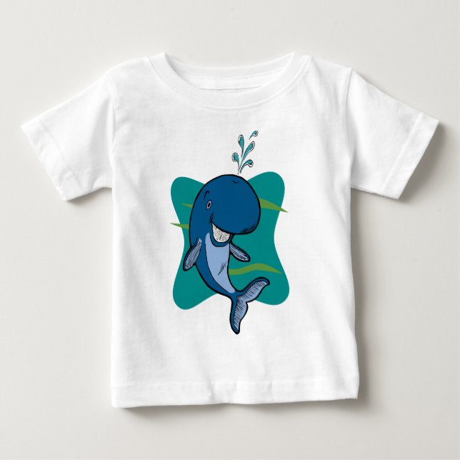 Tale of a Whale Baby T-Shirt (Front)