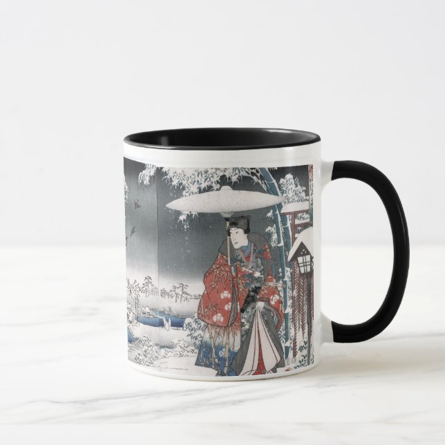 Tale of Genji Toyokuni Hiroshige Japanese Fine Art Mug (Right)