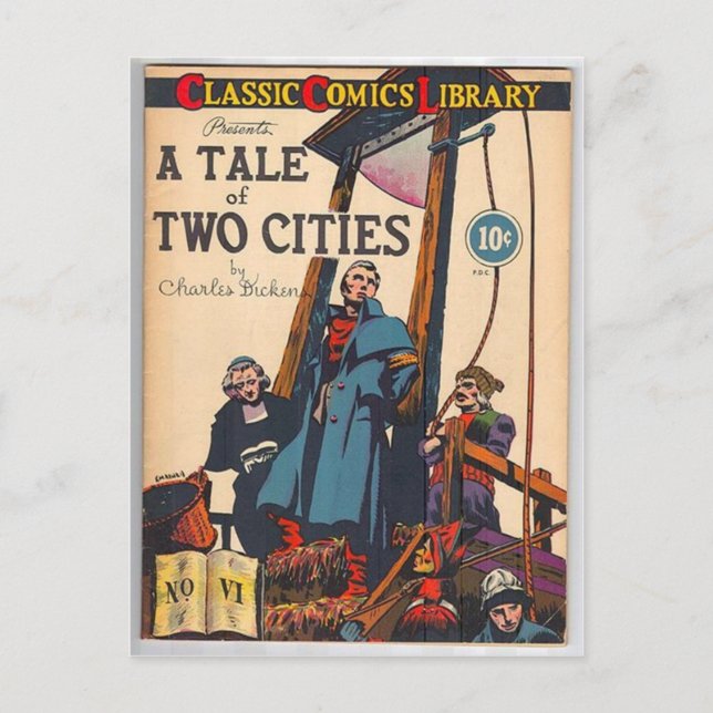 Tale of Two Cities Comic Postcard (Front)