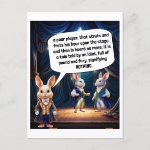 Tale Told By and Idiot Postcard