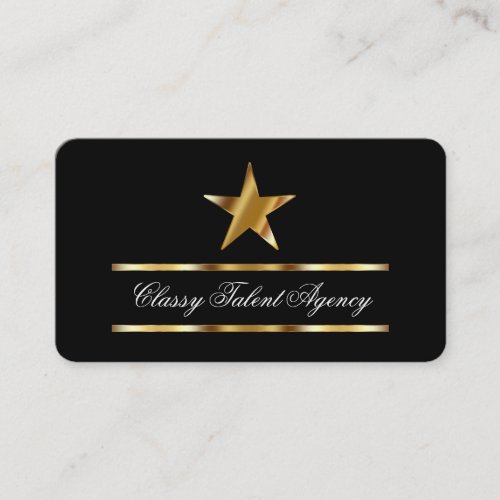 Talent Agency Business Cards