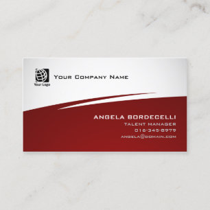 Talent Manager Entertainment Business Card