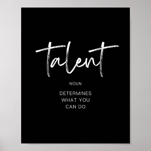 Talent Poster