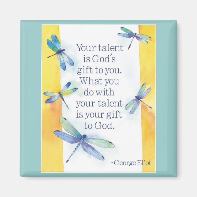 talent quote magnet (Front)