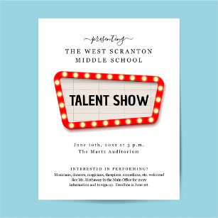 Talent Show / Variety Show Promotional Flyer