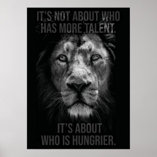 stay hungry lion