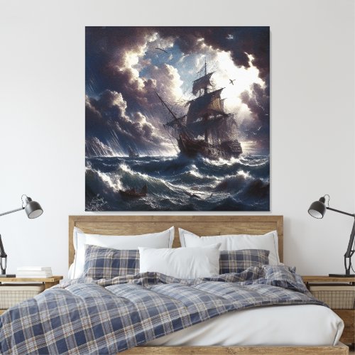 Tales from the Ocean Canvas Print