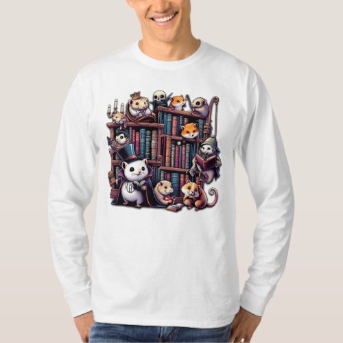 Tales from the Stacks Library Animals T_Shirt