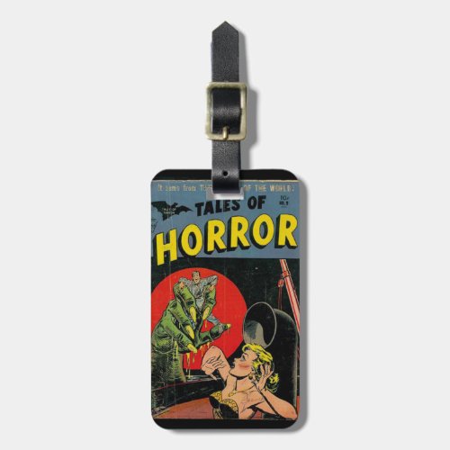 Tales of Horror comic Luggage Tag