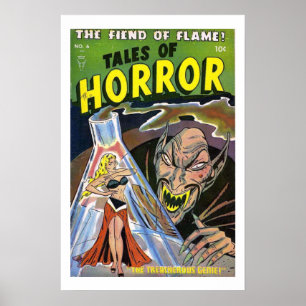 Tales of Horror Vintage Comic Book Cover Poster
