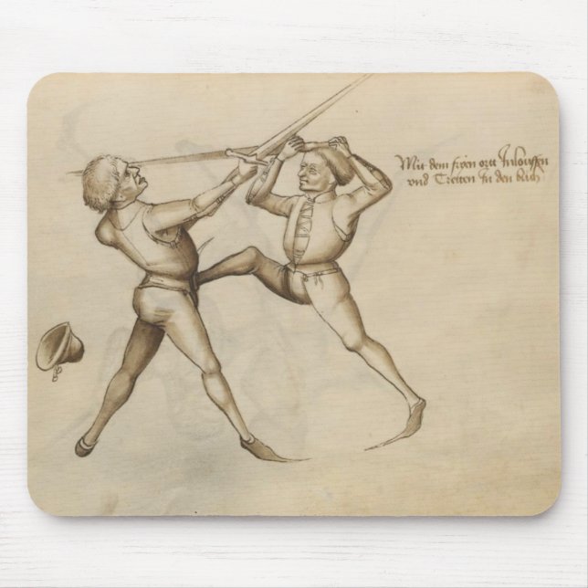 Talhoffer Kick Mouse Pad (Front)