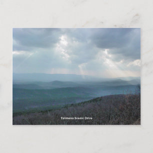 Talimena Scenic Drive Postcard
