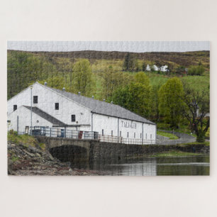 Talisker whisky distillery on Skye, Scotland Jigsaw Puzzle