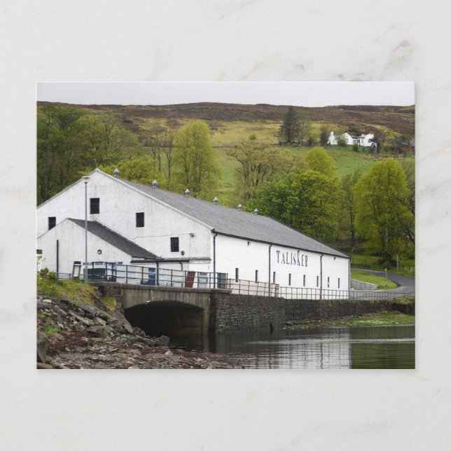 Talisker whisky distillery on Skye, Scotland Postcard (Front)