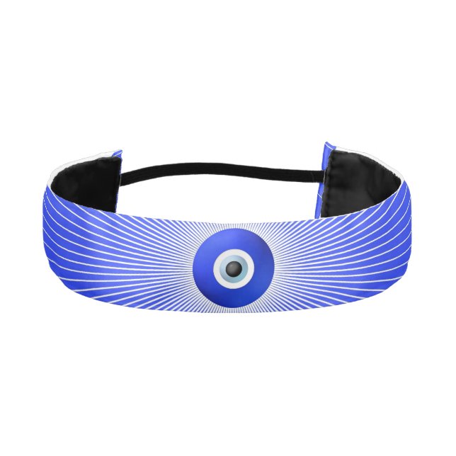 Talisman to Protect Against Evil Eye Athletic Headband (Front)