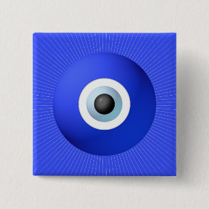 Talisman to Protect Against Evil Eye Pinback Button