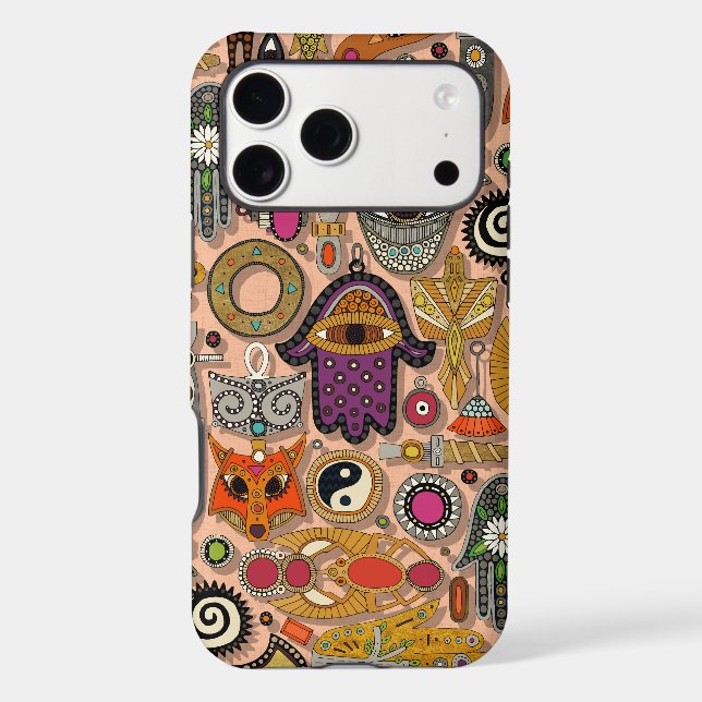 talismans peach fuzz Case-Mate iPhone case (Back)