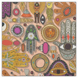 TALISMANS peach fuzz Fabric