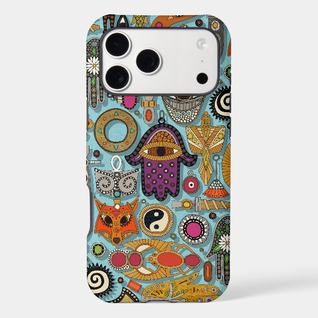 talismans pool blue Case-Mate iPhone case (Back)